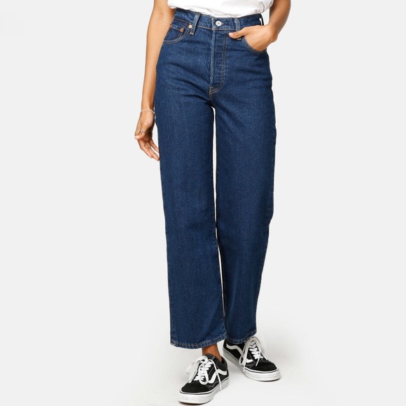 rib cage high rise jeans